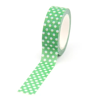 1PC 15mm*10m Christmas White Dot Green Washi Tapes for Scrapbooking Masking Tapes Stationery office supplies designer mask
1PC 15mm*10m Christmas White Dot Green Washi Tapes for Scrapbooking Masking Tapes Stationery office supplies designer mask