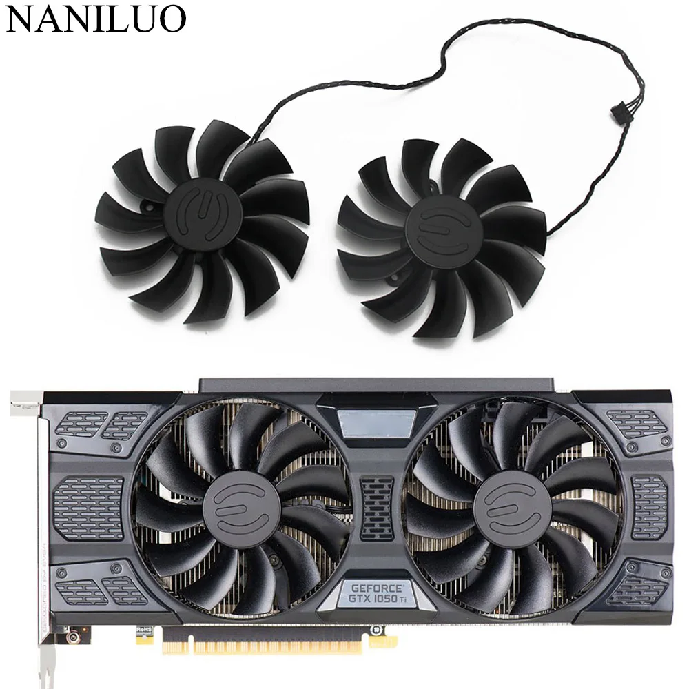 Графический вентилятор 88 мм PLA09215B12H 4Pin GTX1050 Ti для видеокарты EVGA GeForce GTX 1050 1050TI 4 Гб