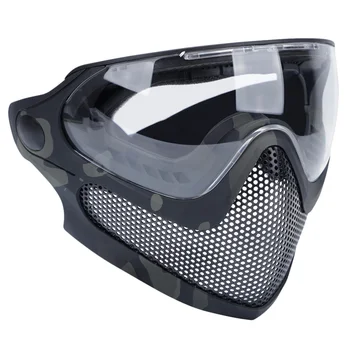 1PC Dual Mode Combat Mask Outdoor Game Mask Gear Steel Screen Protective Mask for Man Women (Camouflage)
1PC Dual Mode Combat Mask Outdoor Game Mask Gear Steel Screen Protective Mask for Man Women (Camouflage)