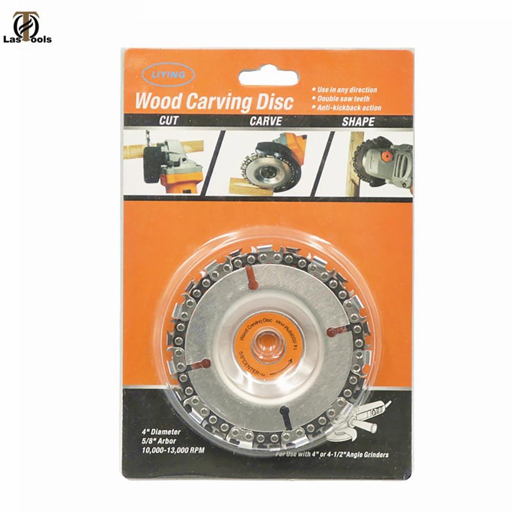 4 Inch Grinder Disc and Chain 22 Tooth Fine Cut Chain Set For 100/115 Angle Grinder Woodworking carving Grinding and cutting
4 Inch Grinder Disc and Chain 22 Tooth Fine Cut Chain Set For 100/115 Angle Grinder Woodworking carving Grinding and cutting