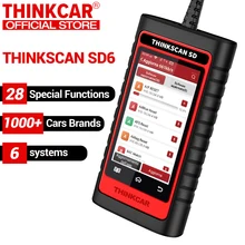 ThinkScan SD6 ABS SRS ECM TCM BCM IC OBD2 Scanner with 5 Reset Function Scan Tool Lifetime Free Update Auto Diagnostic Tool
ThinkScan SD6 ABS SRS ECM TCM BCM IC OBD2 Scanner with 5 Reset Function Scan Tool Lifetime Free Update Auto Diagnostic Tool