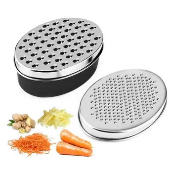 Cheese Grater Cheese Vegetable Chopper With Lid Stainless Steel Fruit & Vegetable Tools
Cheese Grater Cheese Vegetable Chopper With Lid Stainless Steel Fruit & Vegetable Tools