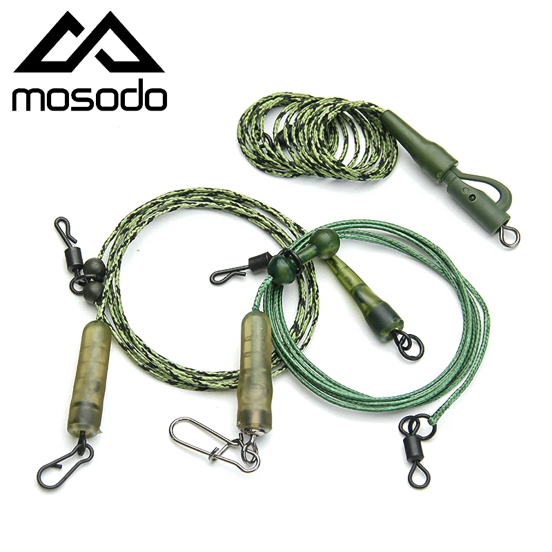 Mosodo Braid Carp Fishing Leader Line Lead Core 80cm Carp Rig Leashes Main Line Cord Steel Wire Leadcore With Swivel Lead Clips
Mosodo Braid Carp Fishing Leader Line Lead Core 80cm Carp Rig Leashes Main Line Cord Steel Wire Leadcore With Swivel Lead Clips