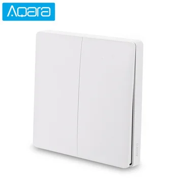 

AQara WXKG02LM Smart Light Switch Wireless Version Double Key International Edition Mi Smart Home Zigbee Wifi Wall Switch