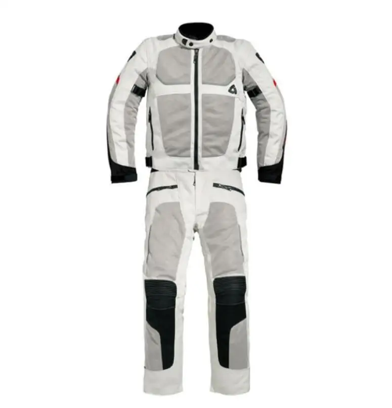 

New Arrival Fit for REVIT Tornado Mesh Motorcross suit motorcycle racing jacket + pants with protector and removable liner