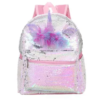 1Pc Backpack Sequins Unicorn Backpack Creative Casual Backpack Personality Travel Bag for Children Party Kida Outdoor 
1Pc Backpack Sequins Unicorn Backpack Creative Casual Backpack Personality Travel Bag for Children Party Kida Outdoor