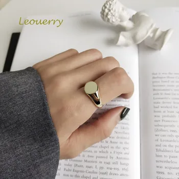Leouerry 925 Sterling Silver New Round Glossy Open Rings Gold Simple Wild Design Elegant Chic Rings for Women Fine Jewelry Gift 
Leouerry 925 Sterling Silver New Round Glossy Open Rings Gold Simple Wild Design Elegant Chic Rings for Women Fine Jewelry Gift