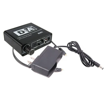 DAC Optical Toslink Coaxial Bi-Directional Switch RCA 3.5mm Jack Digital to Analog o Adapter Converter Power US Plug
DAC Optical Toslink Coaxial Bi-Directional Switch RCA 3.5mm Jack Digital to Analog o Adapter Converter Power US Plug