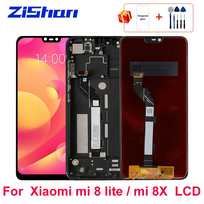 6.26" For Xiaomi Mi 8 Lite LCD Display Touch Screen Digitizer Assembly With Frame For mi 8 lite Mi 8X display replacement parts
6.26" For Xiaomi Mi 8 Lite LCD Display Touch Screen Digitizer Assembly With Frame For mi 8 lite Mi 8X display replacement parts