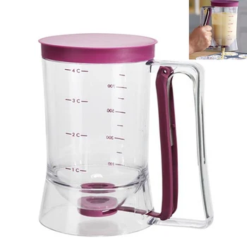 Cupcakes Pancakes Dispenser Cookie Cake Muffins Baking Waffles Dough Dispenser Cream Separator Measuring Cup Doser for Hotcakes 
Cupcakes Pancakes Dispenser Cookie Cake Muffins Baking Waffles Dough Dispenser Cream Separator Measuring Cup Doser for Hotcakes
