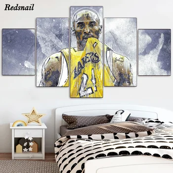 Kobe Bryant 5 Pieces diy diamond painting 5D Full Diamond embroidery mosaic Basketball Boys Room Decor puzzle MM115
Kobe Bryant 5 Pieces diy diamond painting 5D Full Diamond embroidery mosaic Basketball Boys Room Decor puzzle MM115