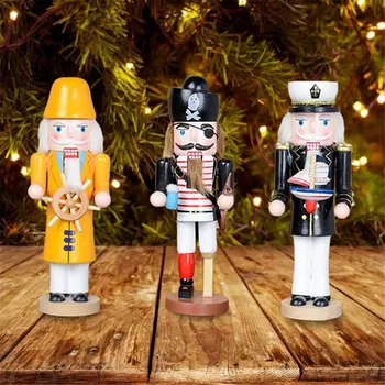 25CM Nutcracker Puppet Pirate Soldier Shape Classic Hand Painting Puppet Home Mall Window Decor Nutcracker Christmas Gift Kids
25CM Nutcracker Puppet Pirate Soldier Shape Classic Hand Painting Puppet Home Mall Window Decor Nutcracker Christmas Gift Kids