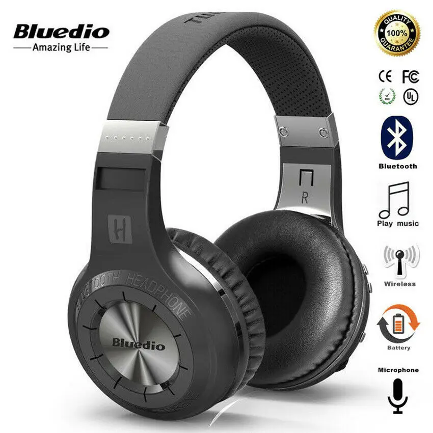 Bluedio HT Bluetooth Headphone Bluetooth Version 5.0 Wireless Headset with Micrphone for call
Bluedio HT Bluetooth Headphone Bluetooth Version 5.0 Wireless Headset with Micrphone for call