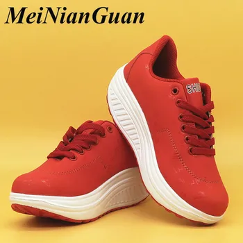 Spring Autumn Sporty Woman Sneakers Red Sport Woman Wedge Sole Running Shoes for Women Light Weight Women's Shoest New 2020 H2
Spring Autumn Sporty Woman Sneakers Red Sport Woman Wedge Sole Running Shoes for Women Light Weight Women's Shoest New 2020 H2