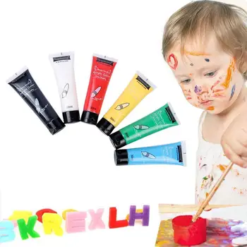 1 Set Of 6 Colors 30ml Acrylic Paint Set Children's Drawing Glass Nail Clothing Art Waterproof Supplies Polish Fabric D7I2
1 Set Of 6 Colors 30ml Acrylic Paint Set Children's Drawing Glass Nail Clothing Art Waterproof Supplies Polish Fabric D7I2