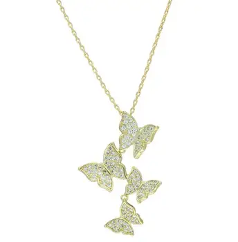 L'amour&ma Fresh Style Crystal Animal Butterfly Necklaces & Pendants for Women Bridal Wedding Jewelry High Quality Gift Collier
L'amour&ma Fresh Style Crystal Animal Butterfly Necklaces & Pendants for Women Bridal Wedding Jewelry High Quality Gift Collier