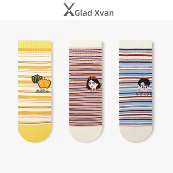 Xi Meal Autumn and Winter New Style Socks Wholesale INS Japanese-style Men and Women Couples Cotton Socks Boneless Seam Head Sho
Xi Meal Autumn and Winter New Style Socks Wholesale INS Japanese-style Men and Women Couples Cotton Socks Boneless Seam Head Sho