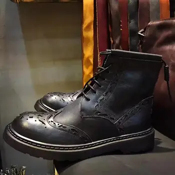 C3 top quality handmade Italian cowhide genuine cow leather stylish durable Brogue boot
C3 top quality handmade Italian cowhide genuine cow leather stylish durable Brogue boot