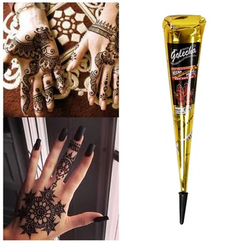 Black Henna Cones Indian Henna Tattoo Paste Waterproof Henna Cones For Temporary Tattoo Body Art Sticker Mehndi Body Paint 25g
Black Henna Cones Indian Henna Tattoo Paste Waterproof Henna Cones For Temporary Tattoo Body Art Sticker Mehndi Body Paint 25g