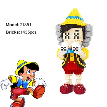 1435pcs+ Diamond Blocks Long Nose Puppet Hat Boy Pinocch Assembling Amall Building Blocks Toys for Children Gifts 21851
1435pcs+ Diamond Blocks Long Nose Puppet Hat Boy Pinocch Assembling Amall Building Blocks Toys for Children Gifts 21851