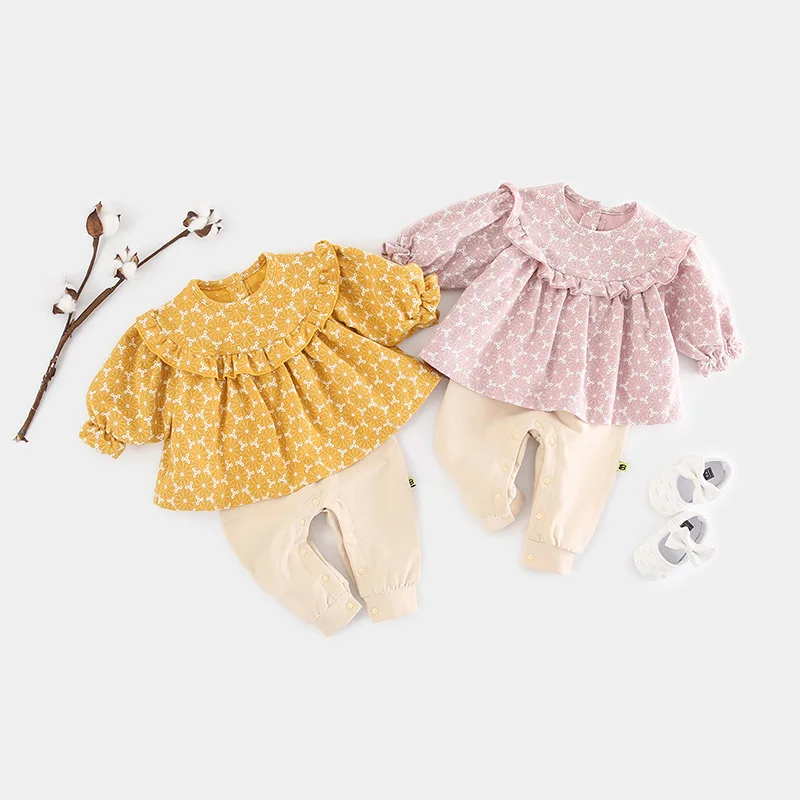 Baby Onesie 2019 Spring bao ban Baby GIRL'S Clothes Trend Baby Crawling Clothes Fake 2-Piece Romper
Baby Onesie 2019 Spring bao ban Baby GIRL'S Clothes Trend Baby Crawling Clothes Fake 2-Piece Romper