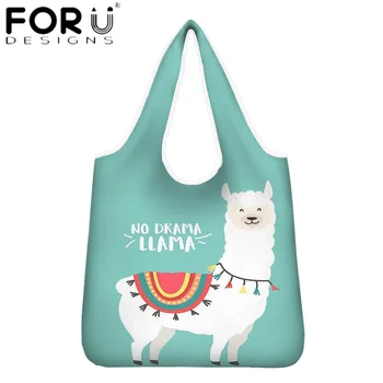 FORUDESIGNS Funny Animal Design Alpaca Printing Ladies Shopper Handbags Eco Shopping Totes Bag Fashion Large Capacity Bolsas
FORUDESIGNS Funny Animal Design Alpaca Printing Ladies Shopper Handbags Eco Shopping Totes Bag Fashion Large Capacity Bolsas