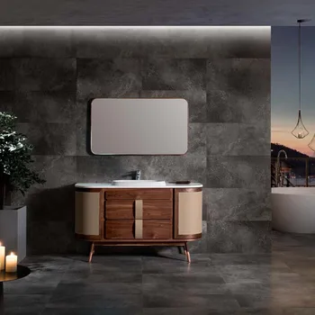 New Chinese style bathroom ark combination of real wood floor of feng shui mirror bathroom wash basin contracted bathroom ark su
New Chinese style bathroom ark combination of real wood floor of feng shui mirror bathroom wash basin contracted bathroom ark su