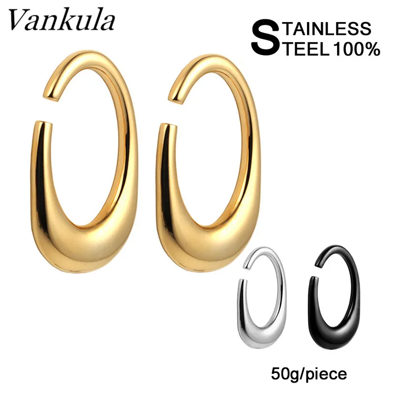 Vankula 2pcs 316L Stainless Steel Heavy Ear Weight Large Oval Ear Gauges Piercing Tunnels Weights Body Piercing Jewelry
Vankula 2pcs 316L Stainless Steel Heavy Ear Weight Large Oval Ear Gauges Piercing Tunnels Weights Body Piercing Jewelry