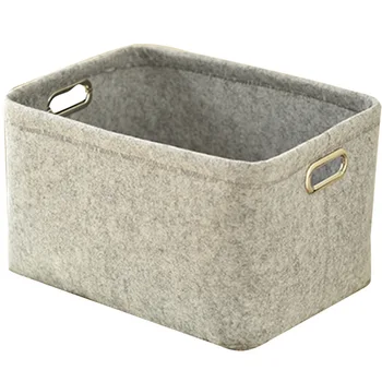 Home Storage Basket, Felt Box, Hollow Handle Sorting Stand Large Capacity No-Lid Holder
Home Storage Basket, Felt Box, Hollow Handle Sorting Stand Large Capacity No-Lid Holder