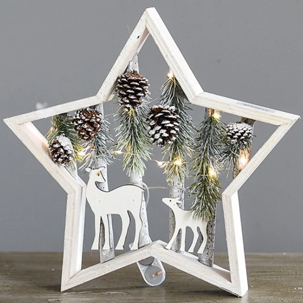 Nordic Background Wall Christmas Tree Star Wall Decoration Hangings Light Star House Shaped Wooden Decoration
Nordic Background Wall Christmas Tree Star Wall Decoration Hangings Light Star House Shaped Wooden Decoration