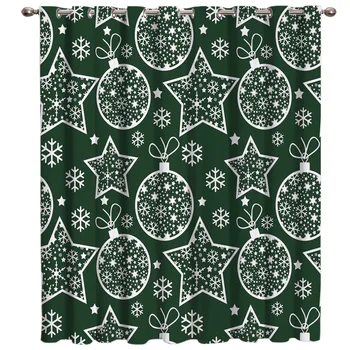 A Star Globe Decorated With Christmas - Themed Snowflakes Indoor Floral Fabric Kids Window Treatment Hardware Sets Curtain 
A Star Globe Decorated With Christmas - Themed Snowflakes Indoor Floral Fabric Kids Window Treatment Hardware Sets Curtain