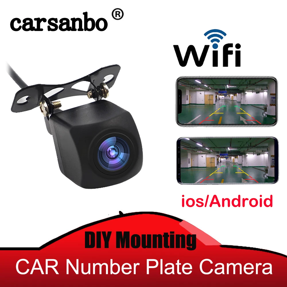 Carsanbo Wireless Wifi Car Rear view Front view Camera 720P HD Car Reverse Camera Parking Assistance For Android For IOS Phones
Carsanbo Wireless Wifi Car Rear view Front view Camera 720P HD Car Reverse Camera Parking Assistance For Android For IOS Phones