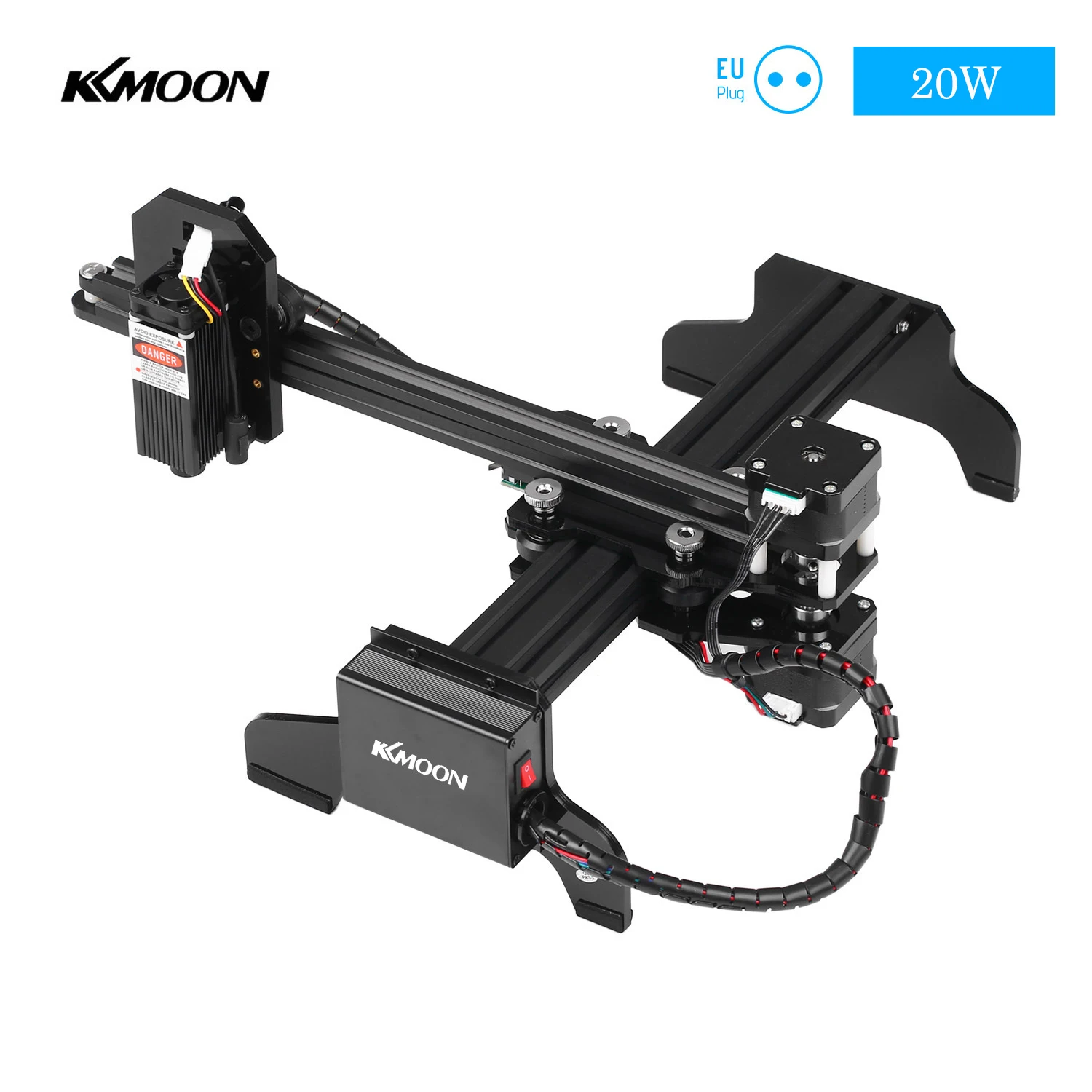 KKMOON 20W/7000mW CNC Laser Engraver Machine Upgrated Version Laser Engraving Printer DIY USB CNC Router Cutting Carver
KKMOON 20W/7000mW CNC Laser Engraver Machine Upgrated Version Laser Engraving Printer DIY USB CNC Router Cutting Carver