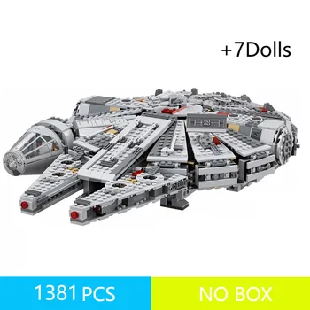 In stock new 1381Pcs Force Awakens Star Set Wars Millennium 79211 Falcon Model Building Blocks Bricks Toy For Children kids gift
In stock new 1381Pcs Force Awakens Star Set Wars Millennium 79211 Falcon Model Building Blocks Bricks Toy For Children kids gift