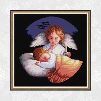 Angels Guarding Character Style Aida Cross Stitch kits Sale, Embroidery Needlework Set, Home Decoration Send Accessory Tools
Angels Guarding Character Style Aida Cross Stitch kits Sale, Embroidery Needlework Set, Home Decoration Send Accessory Tools
