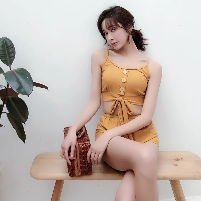 New Style Bathing Suit Fashion Sexy Slim Fit Slimming Split Type Wireless Cup Triangular Two-Piece Bathing Suit
New Style Bathing Suit Fashion Sexy Slim Fit Slimming Split Type Wireless Cup Triangular Two-Piece Bathing Suit