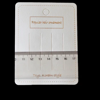 20 Pieces Hair Clips Card Jewelry Display Cards White Hairpin Packaging Card 
20 Pieces Hair Clips Card Jewelry Display Cards White Hairpin Packaging Card