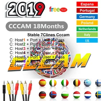 CCCAM 7 Cline for 1 Year Spain CCCAM DVB S2 1year Europe Free Satellite ccam Account Share Sever Italy Spain 1 year TV 7 Cable
CCCAM 7 Cline for 1 Year Spain CCCAM DVB S2 1year Europe Free Satellite ccam Account Share Sever Italy Spain 1 year TV 7 Cable