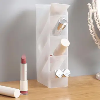Cosmetic Makeup Brush Lipstick Storage Tube Four Compartment Inclined Pen Holder Stationery Storage Multifunctional Simple
Cosmetic Makeup Brush Lipstick Storage Tube Four Compartment Inclined Pen Holder Stationery Storage Multifunctional Simple