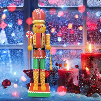 Christmas Nutcracker Wooden Stable Colorful Printed Cartoon Walnut Puppet Christmas Tree Decoration for Home Holiday Party
Christmas Nutcracker Wooden Stable Colorful Printed Cartoon Walnut Puppet Christmas Tree Decoration for Home Holiday Party