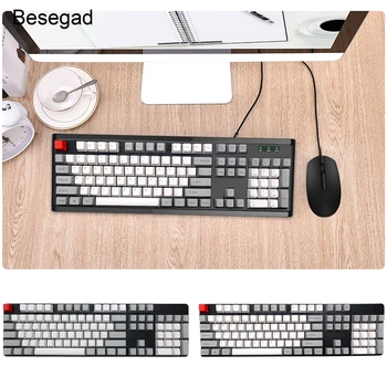 Besegad 104-Key Fashion Laser-carved PBT Profile Keyset Keycap for PC Computer Mechanical Gaming Keyboard Key Caps
Besegad 104-Key Fashion Laser-carved PBT Profile Keyset Keycap for PC Computer Mechanical Gaming Keyboard Key Caps