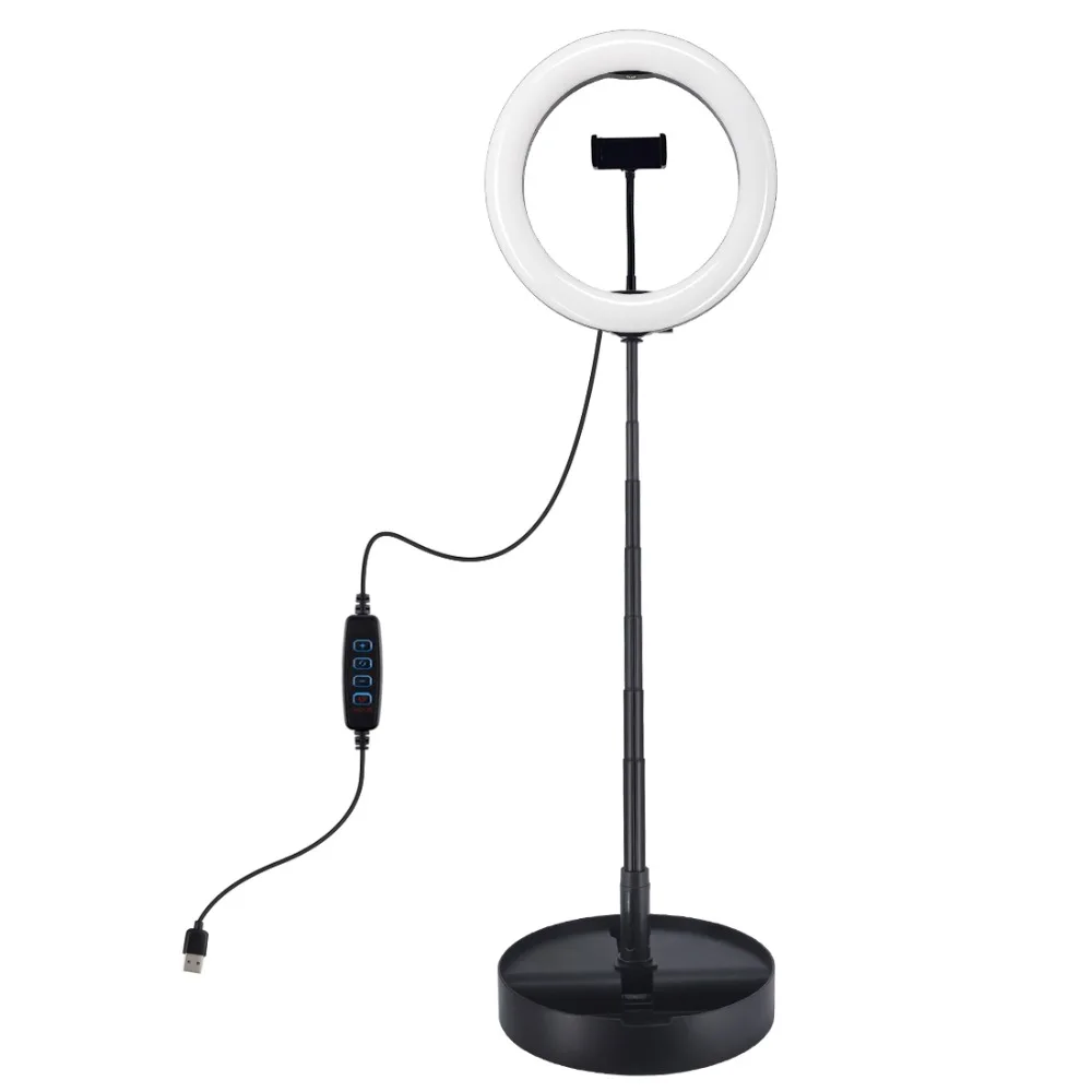 26cm 10.2'' Folding Foldable LED Selfie Phone Ring Light for Makeup Youtube Video Tik Tok+ Ring light Stand + Phone Clip Holder
26cm 10.2'' Folding Foldable LED Selfie Phone Ring Light for Makeup Youtube Video Tik Tok+ Ring light Stand + Phone Clip Holder