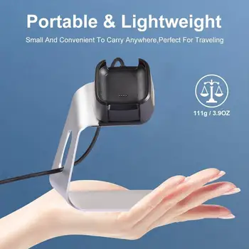 Portable Watch Charger Dock Safe Durable Aluminum Desktop Charging Stand Holder for Fitbit Versa Smart Bracelet Accessories
Portable Watch Charger Dock Safe Durable Aluminum Desktop Charging Stand Holder for Fitbit Versa Smart Bracelet Accessories