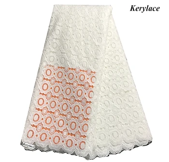 5 Yards Off White Swiss Voile Lace In Switzerland High Quality African Cord Lace Mesh Fabric For Dress DecorationKRL-1101
5 Yards Off White Swiss Voile Lace In Switzerland High Quality African Cord Lace Mesh Fabric For Dress DecorationKRL-1101