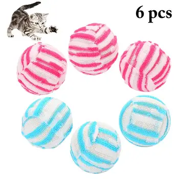Dorakitten 6Pcs Funny Cat Ball Toys Pet Claw Toy Creative Cat Interactive Training Ball Cat Bell Toy Pet Supplies Cat Favors
Dorakitten 6Pcs Funny Cat Ball Toys Pet Claw Toy Creative Cat Interactive Training Ball Cat Bell Toy Pet Supplies Cat Favors