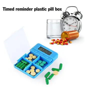 2019 Multifunction Pill Container Intelligent Plastic Storage Box 4 Grid Alarm Electronic Timing Reminder Medicine Boxes TSLM1
2019 Multifunction Pill Container Intelligent Plastic Storage Box 4 Grid Alarm Electronic Timing Reminder Medicine Boxes TSLM1