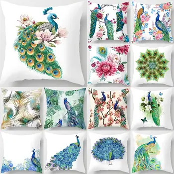 1Pcs Colorful Peacock Feather Polyester Cushion Cover Decorative Pillow For Sofa Seat Car Waist Cojines Home Decor 45*45cm 40826
1Pcs Colorful Peacock Feather Polyester Cushion Cover Decorative Pillow For Sofa Seat Car Waist Cojines Home Decor 45*45cm 40826