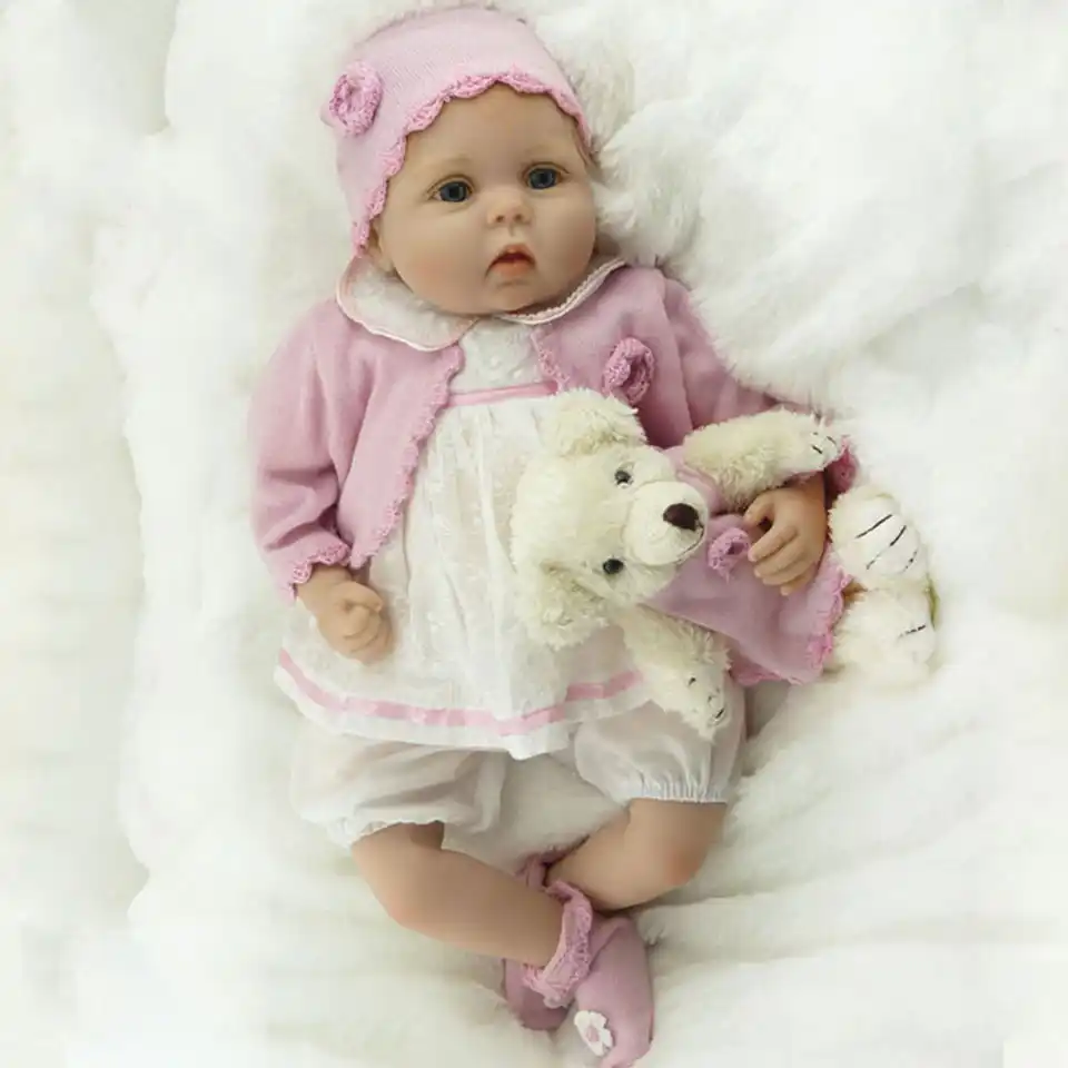 soft silicone newborn baby reborn doll babies dolls 22inch life