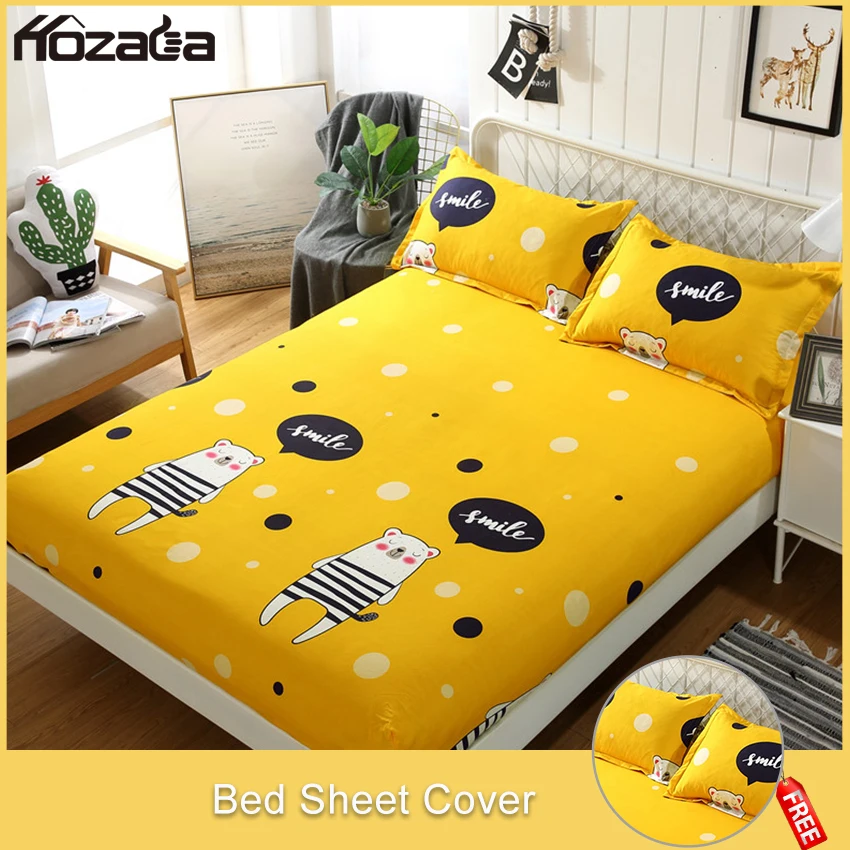 Hozada Sheet Set Bed Sheets 2 Pillow Cases Cotton Reusable Mattress Cover Pad Size Twin Queen King Home Bedding Decor
Hozada Sheet Set Bed Sheets 2 Pillow Cases Cotton Reusable Mattress Cover Pad Size Twin Queen King Home Bedding Decor