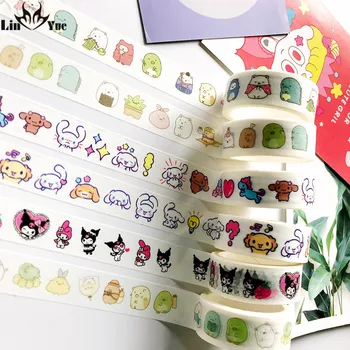 LinYue Cartoon Kuromi Melody Planner Tape Diary Stationery Scrapbooking Kawaii Paper Printing DIY Hand Account Stickers Tapes
LinYue Cartoon Kuromi Melody Planner Tape Diary Stationery Scrapbooking Kawaii Paper Printing DIY Hand Account Stickers Tapes